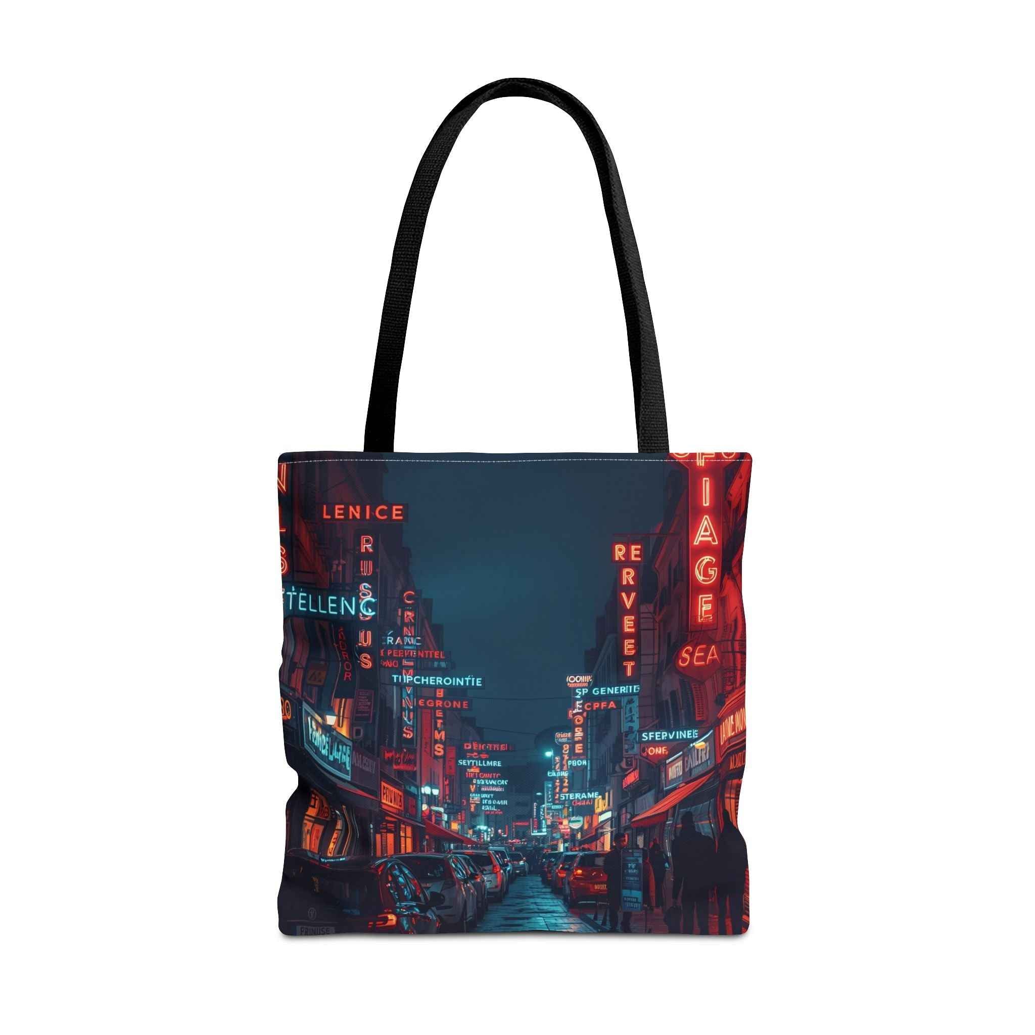 Urban Nightlife in France Tote Bag - Stylish and Versatile for Everyday Use